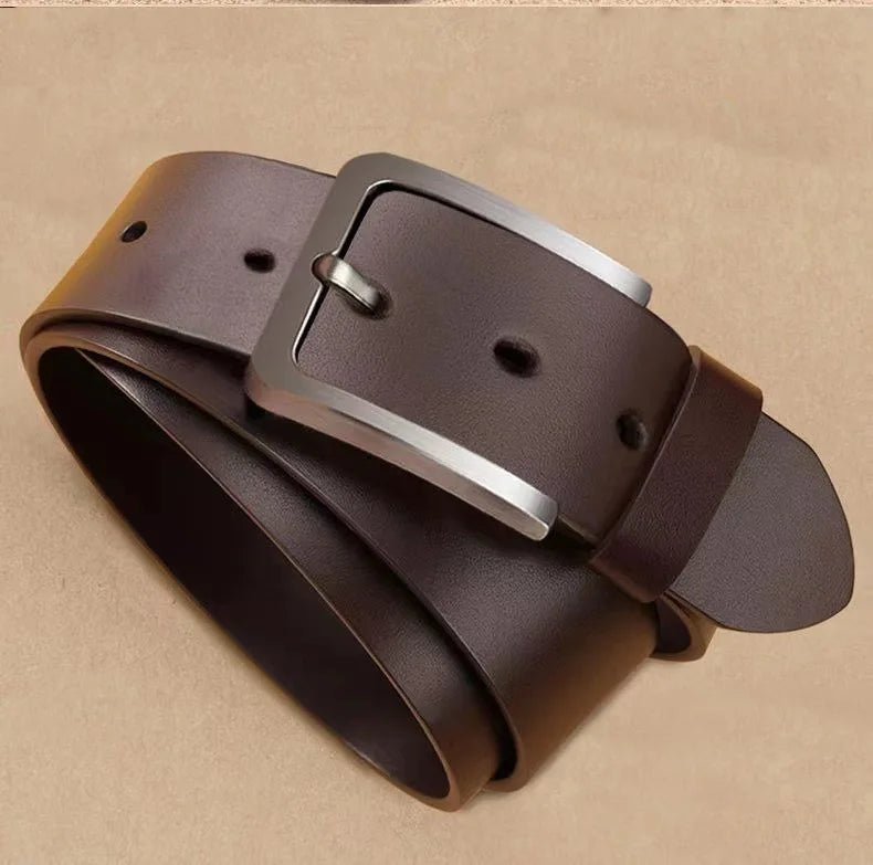 Men's Belt Business Luxury Designer Brand PU Leather Belts Jeans Pin Adjustable Alloy Buckle Waist Straps Belts 105 120 125cm