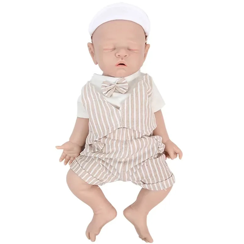 IVITA 100% Full Body Silicone Reborn Baby Dolls Painted Realistic Baby Doll Wholesale Lifelike Toys for Children Christmas Gift