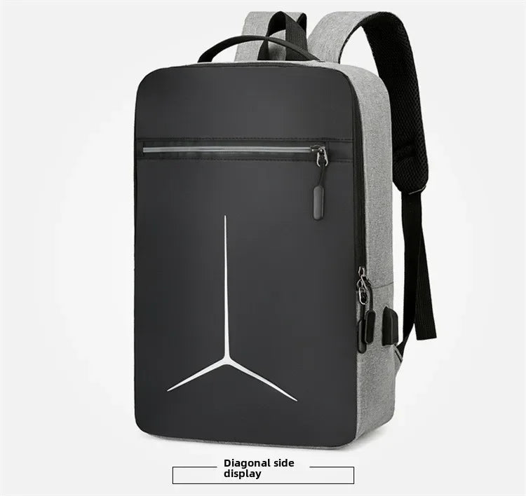 New Anti-theft USB Waterproof Hard Case Travel Smart Laptop Motorcycle Backpack Man EVA Fashion Business Men's Shell Backpack