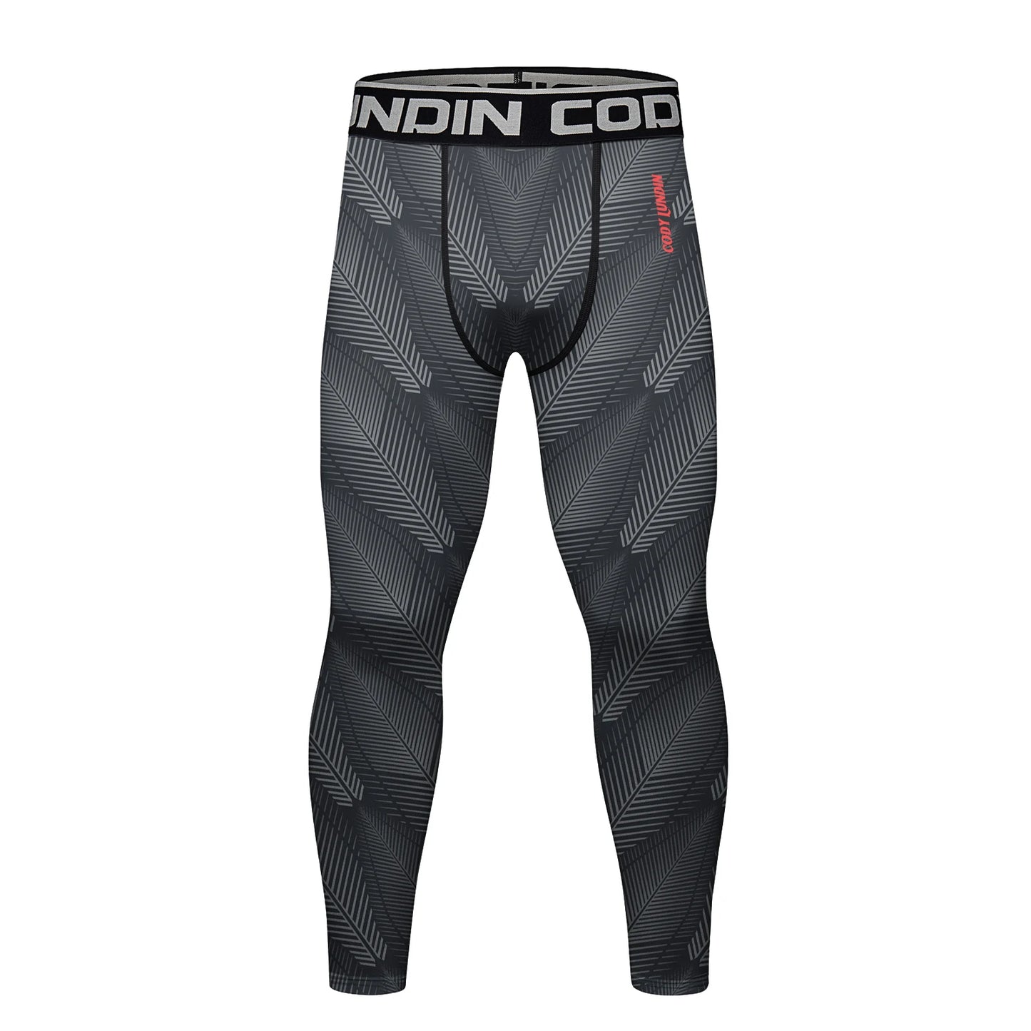 Cody Lundin Men's Jiu Jitsu Spats Stapling Compression Tights Pant Training