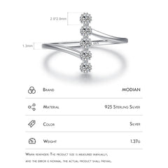 Authentic 925 Sterling Silver Fashion Delicate Finger Rings For Women Wedding