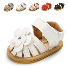 Infant Baby Shoes Baby Boy Girl Shoes Toddler Flats Summer Sandal Flower Soft