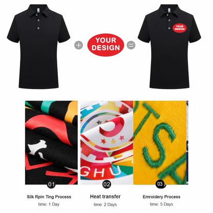 Summer Casual Cheap POLO Shirt Personal Company Logo Customization Embroidery Printing Personalized Design Top