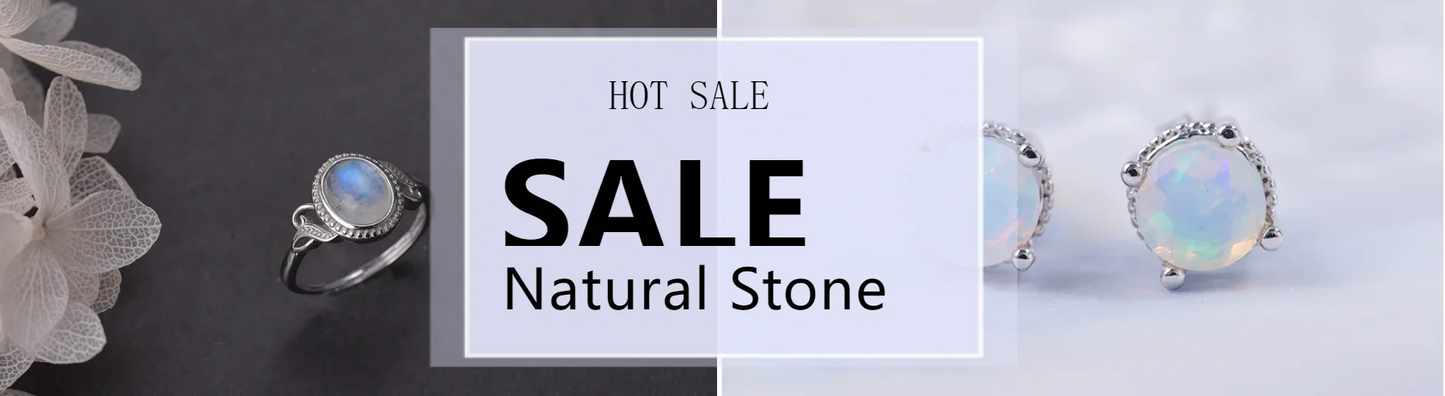ITSMOS Natural Stone Opal Earrings Silver Post Lucky Hope Elf Studs Earring Lover Colorful Jewerly for Women Gift  High Quality