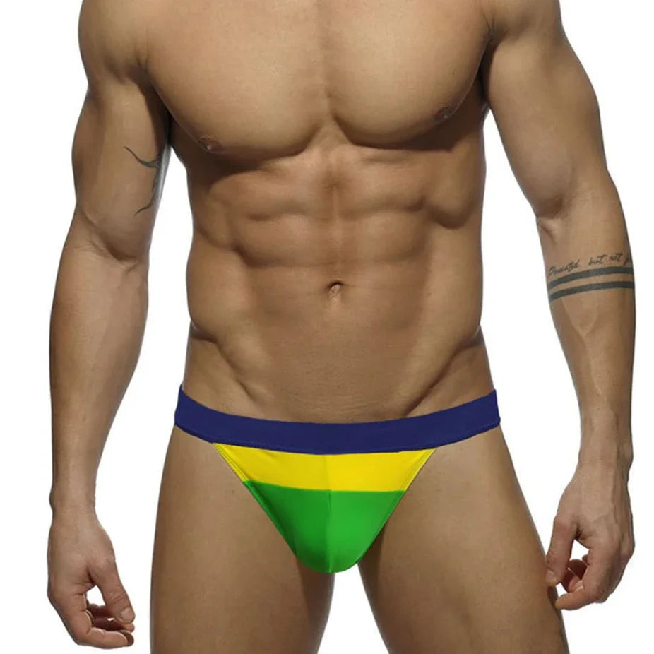 Desmiit Mens Swimming Shorts Swimwear Swim Trunks Box Quick Dry Surf Boardshort Beach Board Short Shorts Men's Bathing Suit