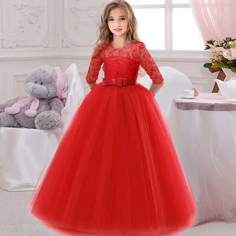 Children Princess Girls Party Wear Kids Christmas Dress Girl's Birthday Dress Baby