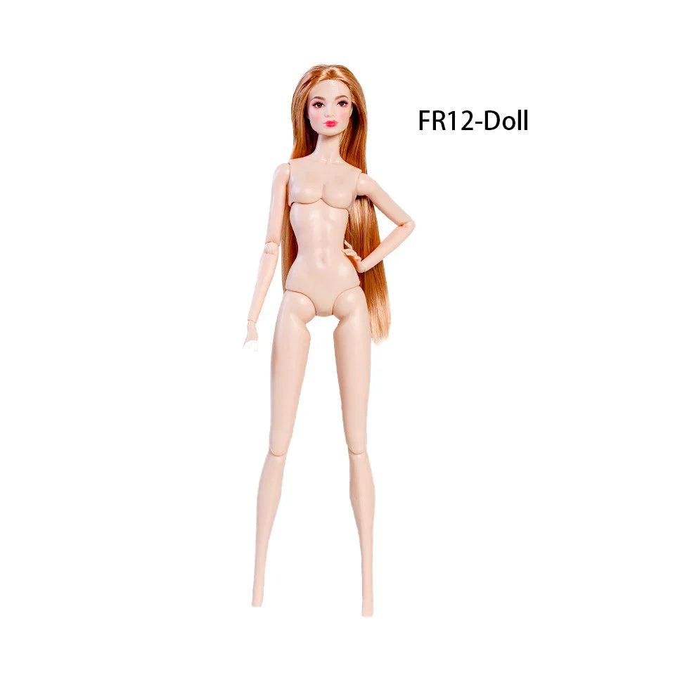 32cm European Supermodel Nude Doll Toy Original Unique Design Full Series Figure 1/6 Joint Multi Color Skin Exquisite Makeup Toy