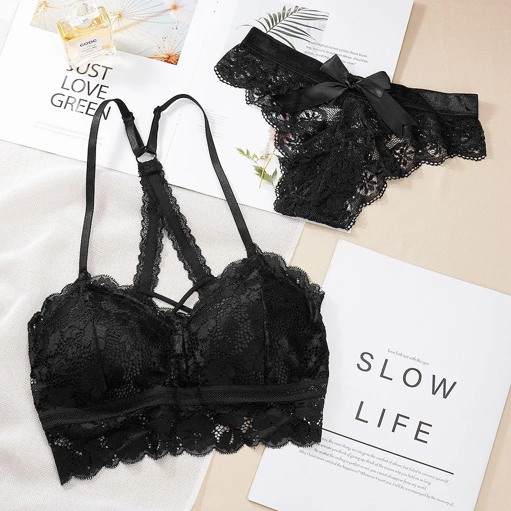 Women Underwear Set Bra bikini with Panty Fashion Woman Lace Bras