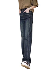 Y2k Jeans Large Size Loose Narrow Version Straight Leg Women Jeans