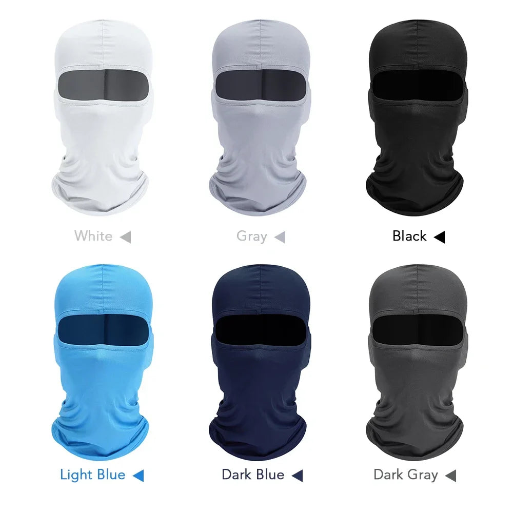 Balaclava Full Face Mask Hiking Cycling Camping Hunting Airsoft Cap Bike Head Cover Summer Men Women Ski Mask Hiking Scarves
