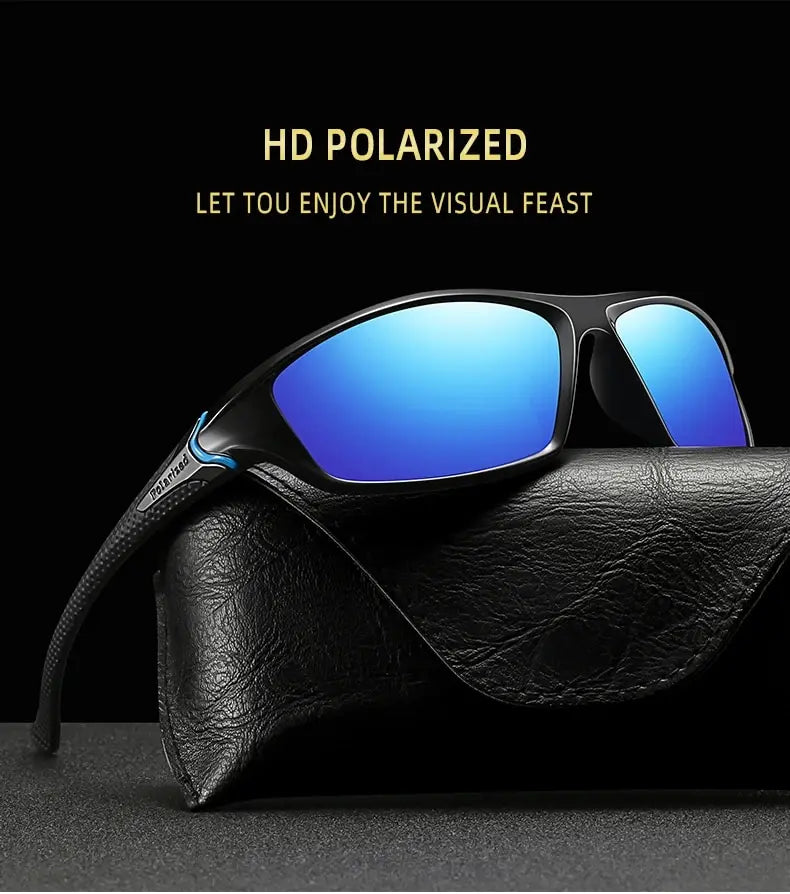 Men And Women Outdoor Sports Polarized Sunglasses With Chain Cycling Climbing Skiing Fishing Vintage Sun Glasses UV400 Eyewear