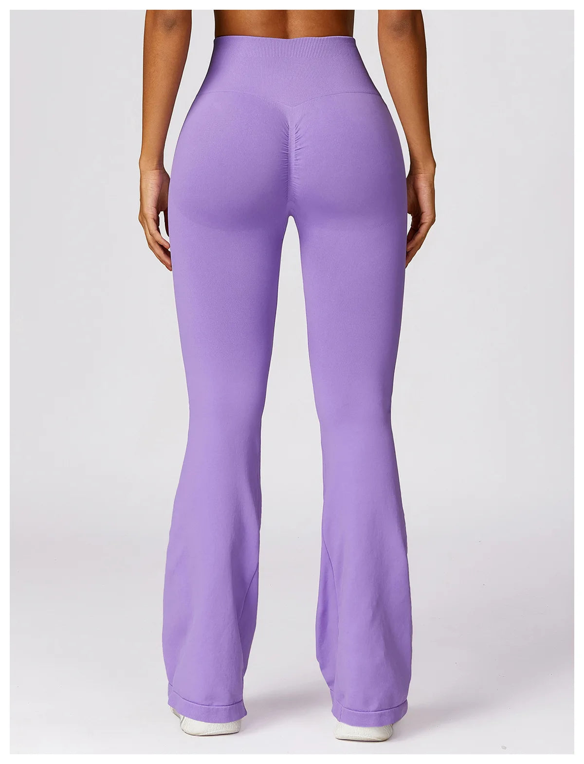 Seamless Flared Leggings Scrunch Sports Leggings Women Gym Yoga Flared Pants