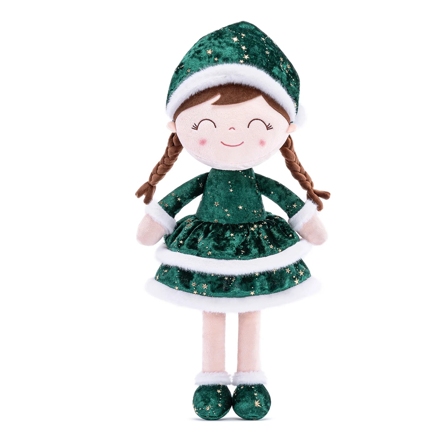 NEW Gloveleya Christmas  Plush Doll Baby Dolls, Soft Plush Princess Plush Toys, Ideal Christmas Gift Baby's first Birthday Gift