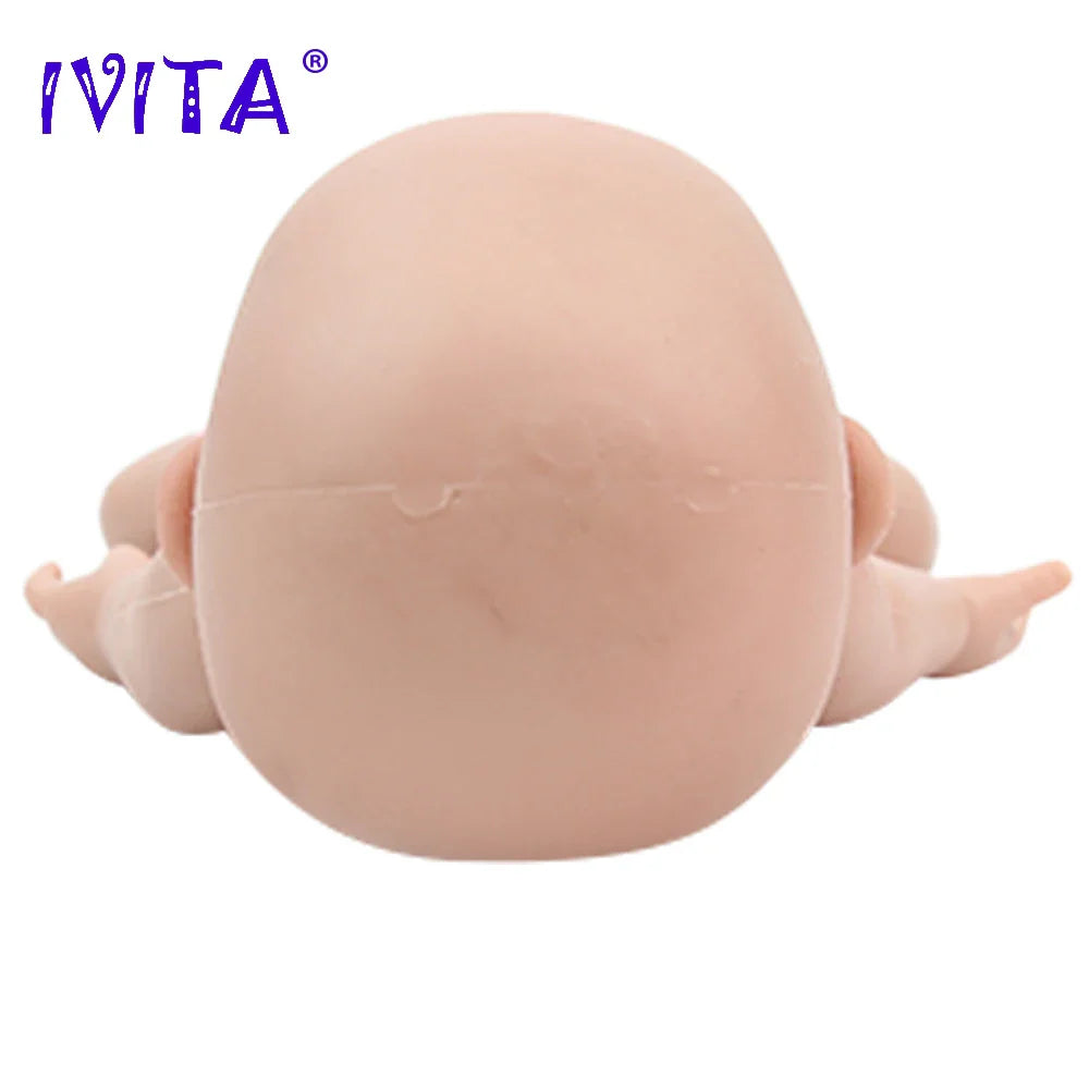 IVITA 12" Full Body Silicone Reborn Baby Doll Realistic Silicone Girl Preemie Lifelike Doll for Anti-Stress Children Toys Dolls