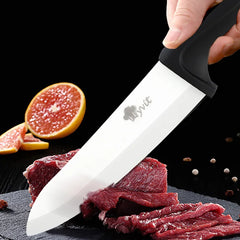 Ceramic Knives Kitchen Knives 3 4 5 6 inch Paring Utility Slicing Chef Set+Peeler