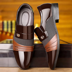 Classic Business Dress Men Shoes Formal Slip On Dress Shoes Mens