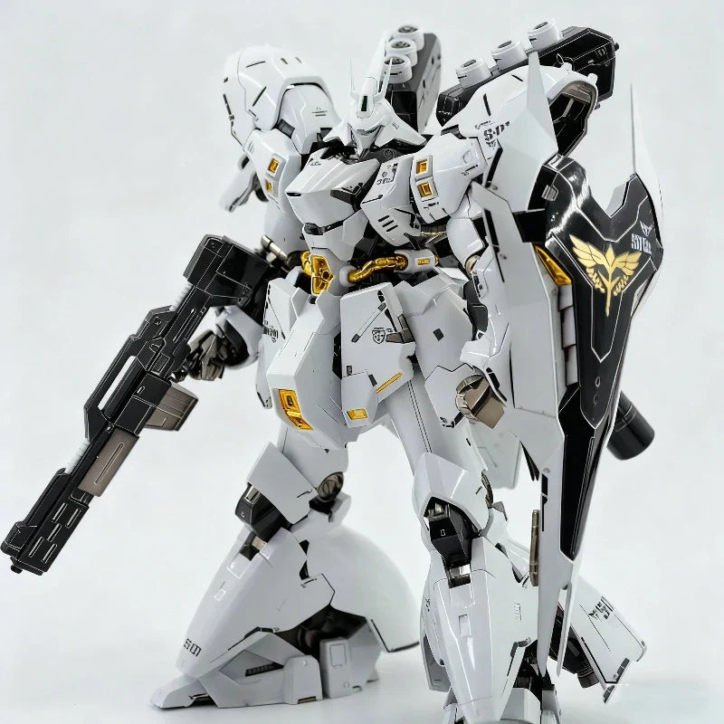 RG 1/144 MSN-04 Sazabi White Star Version Assembly Model Kit Action Figures With Decals Collectable Mecha Toy Desk Deco Boy Gift