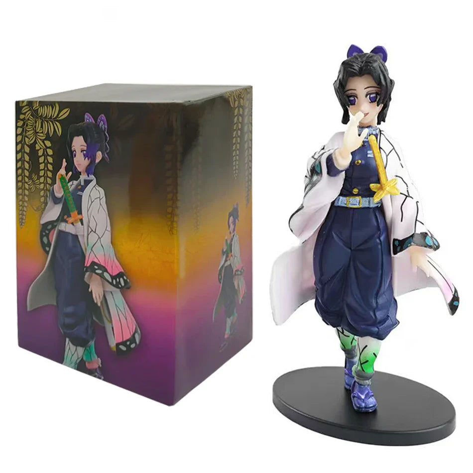 16cm Anime Demon Slayer Kimetsu no Yaiba Figure Kamado Tanjirou Action Figure Agatsuma Zenitsu Nezuko Warrior PVC Doll Model Toy
