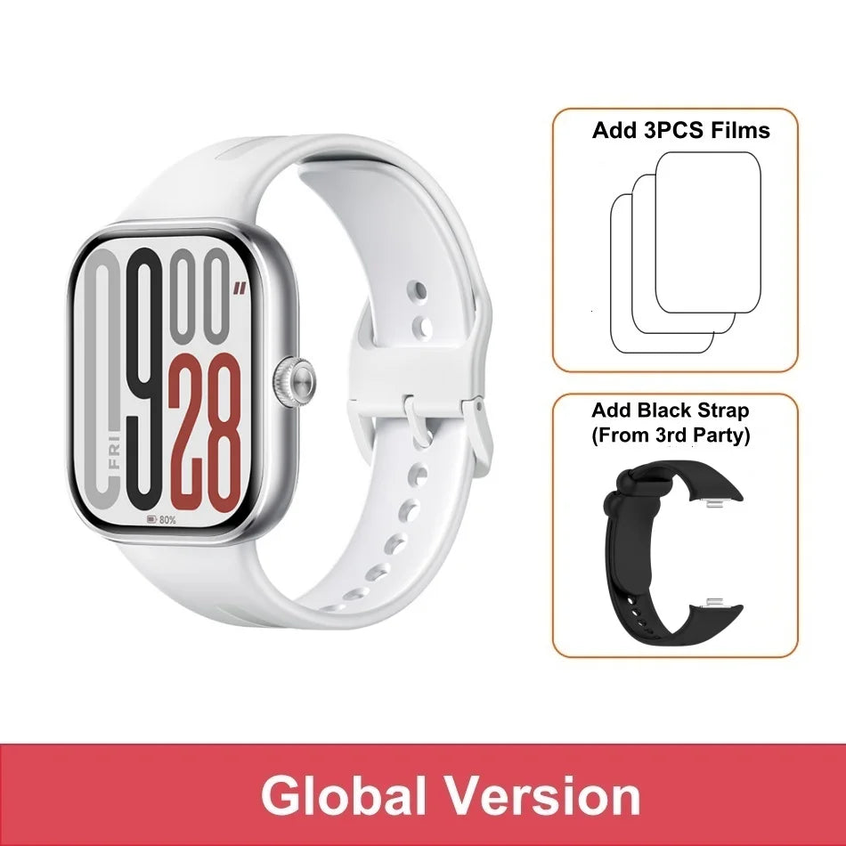 Global Version Xiaomi Redmi Watch 5 Smartwatch Bluetooth Phone Call 2.07'' Display 550mAh Battery Health Monitoring Sports Mode