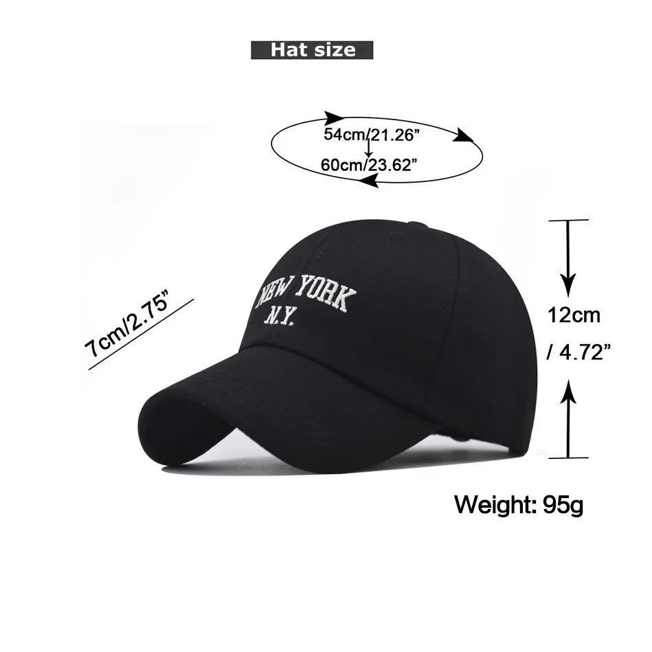 Retro Nostalgia Embroidered Baseball Caps Spring Autumn Women Men Leisure Peaked