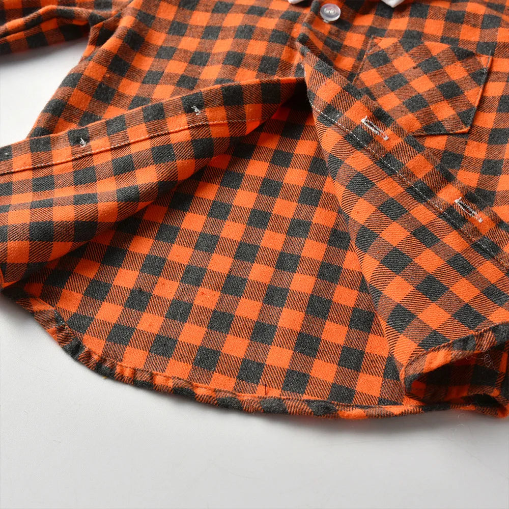 Children's Plaid Shirt and strap pants set for Boys with Bow Tie baby boy clothes 0 to 3Y Autumn Boys Clothes 70-130cm