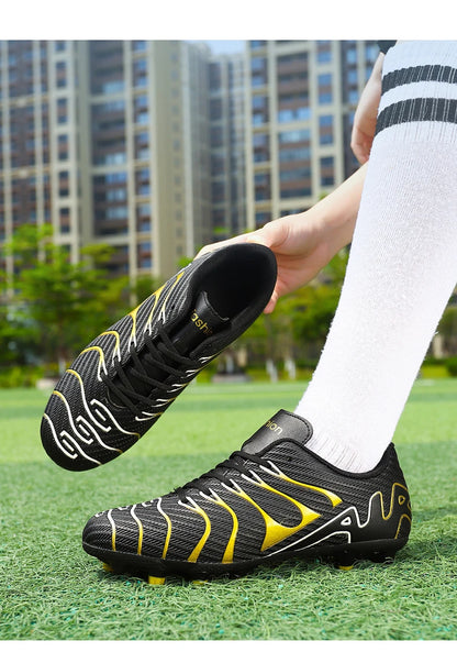 Men Soccer Shoes Adult Kids TF/FG Futsal Boys Ultralight Soccer Cleats Professional