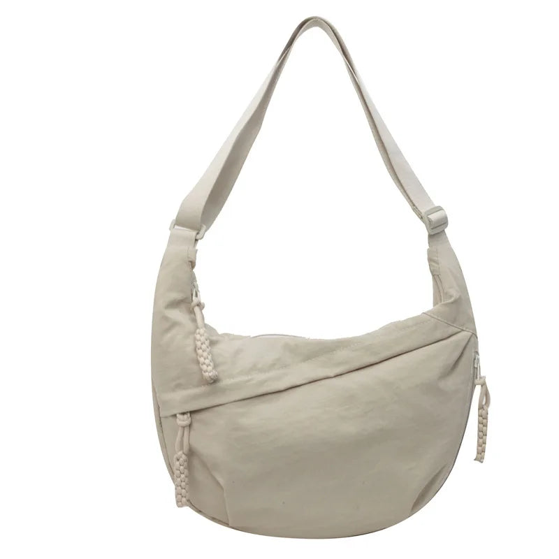 Nylon Shoulder Bag High-capacity Women's Crossbody Dumpling Bag