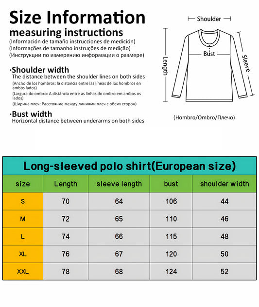 The new men's long-sleeved POLO shirt for Spring and Autumn 2025 is casual comfortable and soft with 3D checkered print