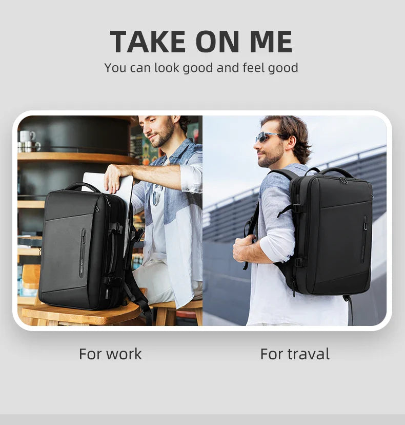 17 inch Laptop Backpack Men Business Carry-on Flight Approved 40l Travel Backpack