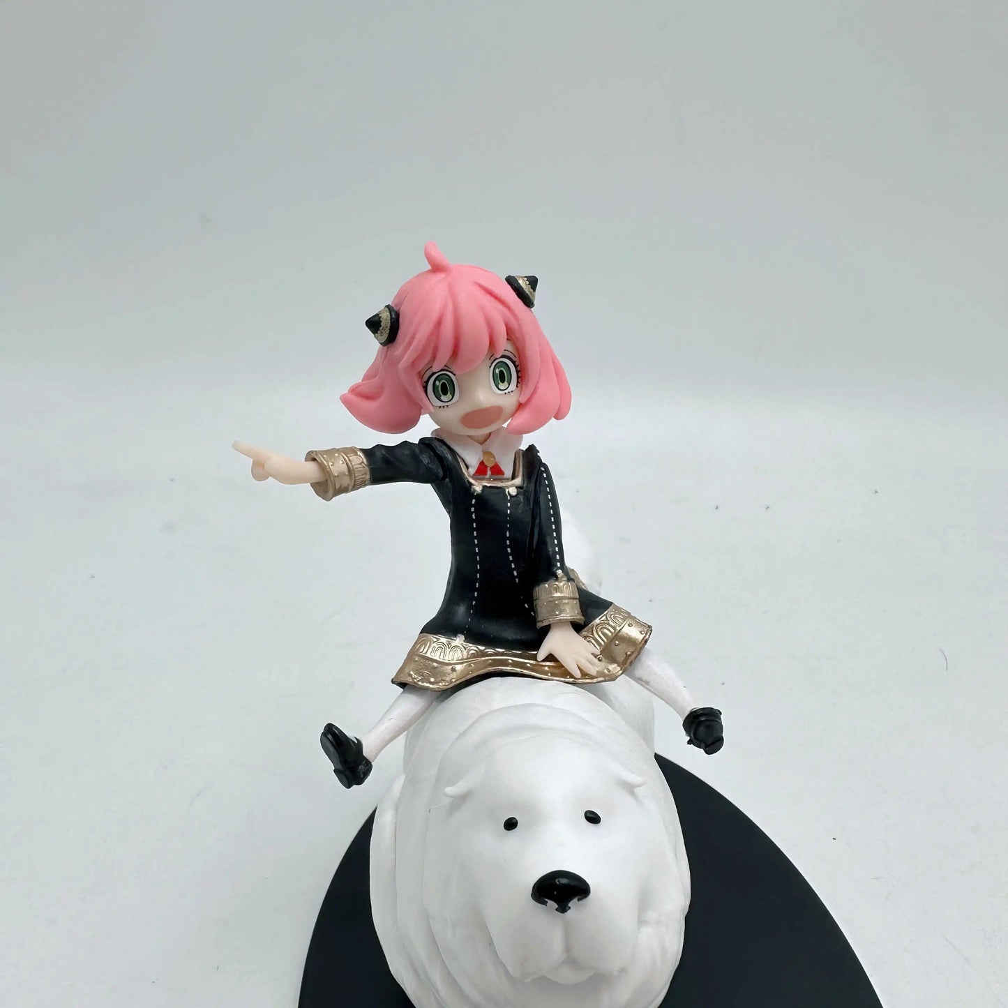 SPY×FAMILY Anya Forger Bond Forger riding posture Anime Action Figure Toys 14CM
