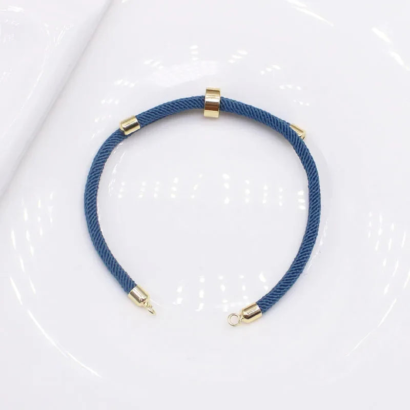 10PCS fashion luxury Wind Life Tree handmade DIY woven rope bracelet 3mm open loop buckle adjustable bracelet