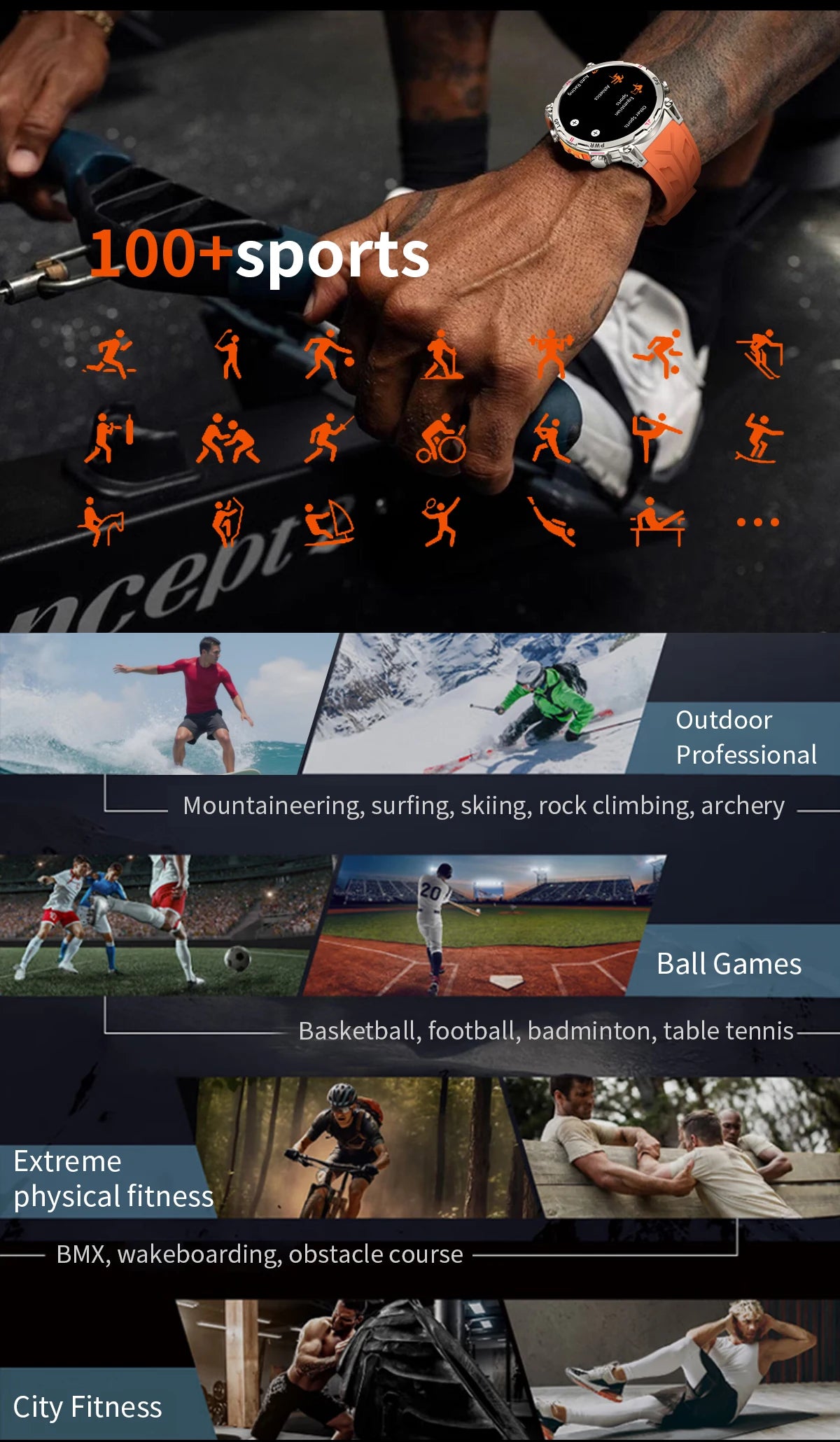2025New Military GPS Sport Smartwatch Men 650mAh AMOLED Screen Compass Altimeter 10ATM Waterproof Heart Rate Wireless Call Clock