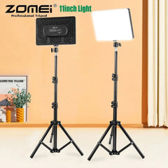 11 Inch Dimmable LED Video Fill Light Lamp Key Lighting Panel with 110cm Tripod