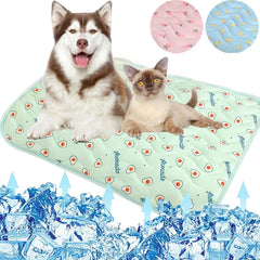 Pet Dog Mat Cooling Summer Pad Mat for Dogs Cat Blanket Sofa Breathable Dog Bed