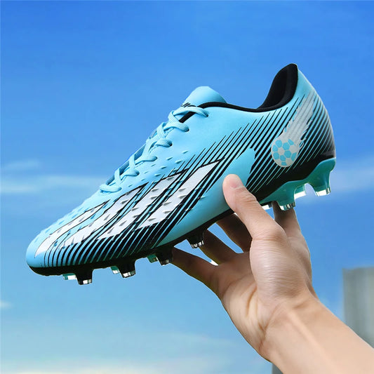 Soccer Shoes Sport Outdoor Men Breathable Cleats FG Football Boots