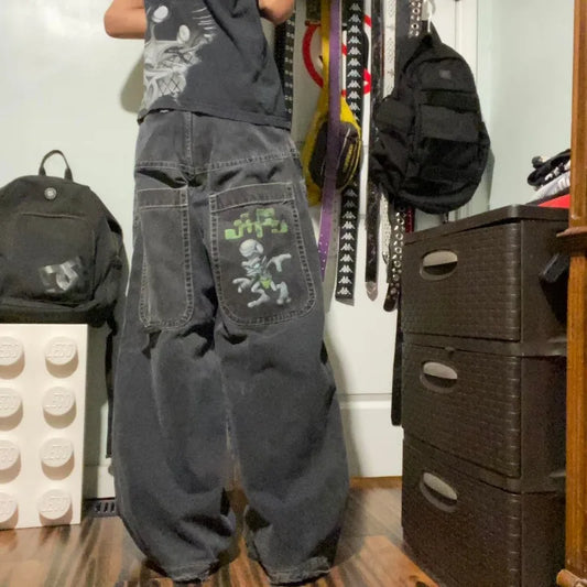 JNCO Jeans: Y2K streetwear Baggy Jeans for mens