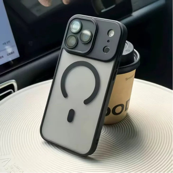 Original Matte Clear Lens Protect For Magsafe Phone Case For iPhone 17 17 Air 17Pro 17 Pro Max Magnetic Wireless Charge Cover