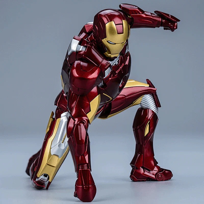 Fondjoy Marvel Iron Man MK7 Assemble Toy Iron Man Model 15cm ABS Material 1/12 Scale Action Figures Toy Birthday Gifts For Boys