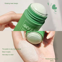 Original Facial Remove Blackhead Green Tea Solid Mask Treat Acne Blemish Black Dots Clean Stick Cream Shrink Pores Skin Care ﻿