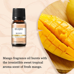 10ml Sweet Fruity Fragrance Oil For Diffuser DIY Soap Candle -Mango Strawberry Cherry Apple Litchi Pineapple Aroma Oils