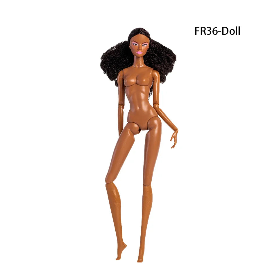 32cm European Supermodel Nude Doll Toy Original Unique Design Full Series Figure 1/6 Joint Multi Color Skin Exquisite Makeup Toy