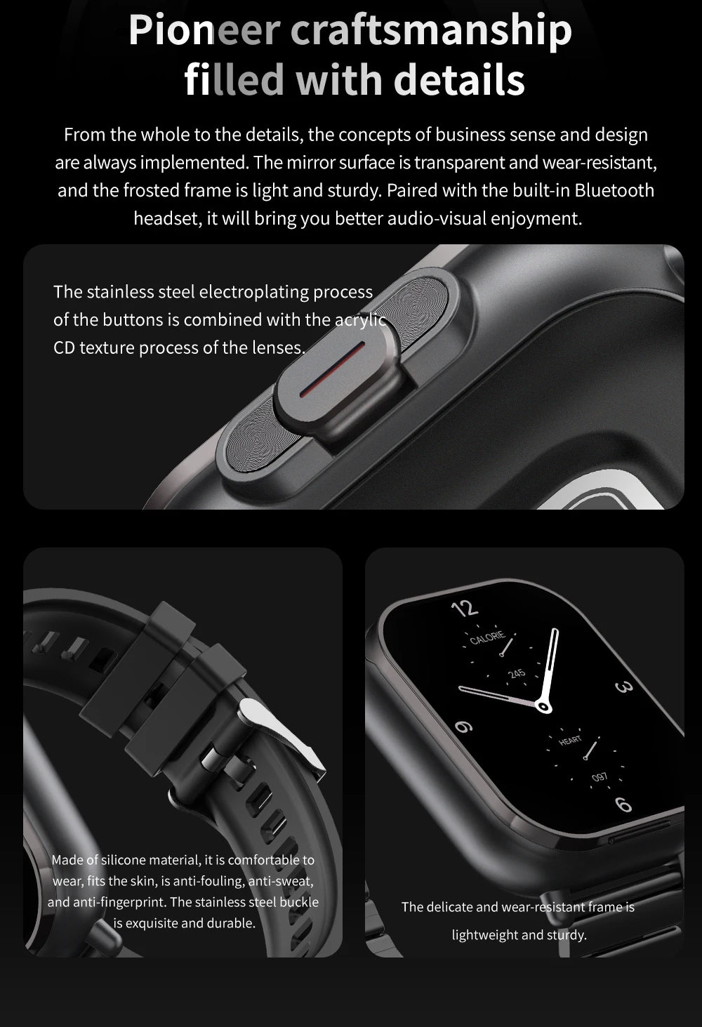 2026 New Smart Watch TWS 2-in-1 Bluetooth Earphones HIFI Sound Quality GPS Heart Rate Bluetooth Call For Men Women Smartwatches