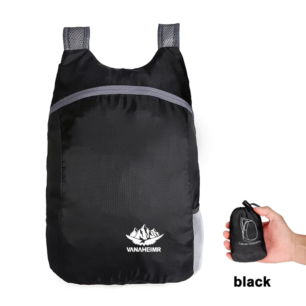15L Lightweight Packable Backpack Foldable ultralight Outdoor Folding Backpack Travel Sports Bag Hiking Daypack for Men Women