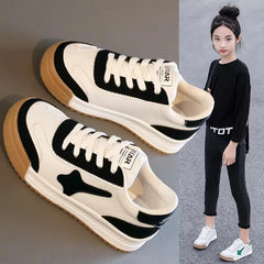 zapatillas Spring Autumn Soft Sole Sneakers Non Slip Cross White Casual Shoes