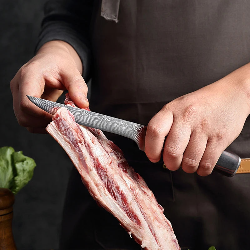 Professional Japanese Boning Knife Forged Boning Kitchen Knives Slicing Meat