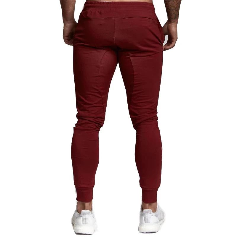 Sik Silk Men's Pants Fitness Skinny Trousers Spring Elastic Bodybuilding Pant Workout