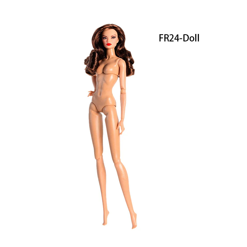 32cm European Supermodel Nude Doll Toy Original Unique Design Full Series Figure 1/6 Joint Multi Color Skin Exquisite Makeup Toy
