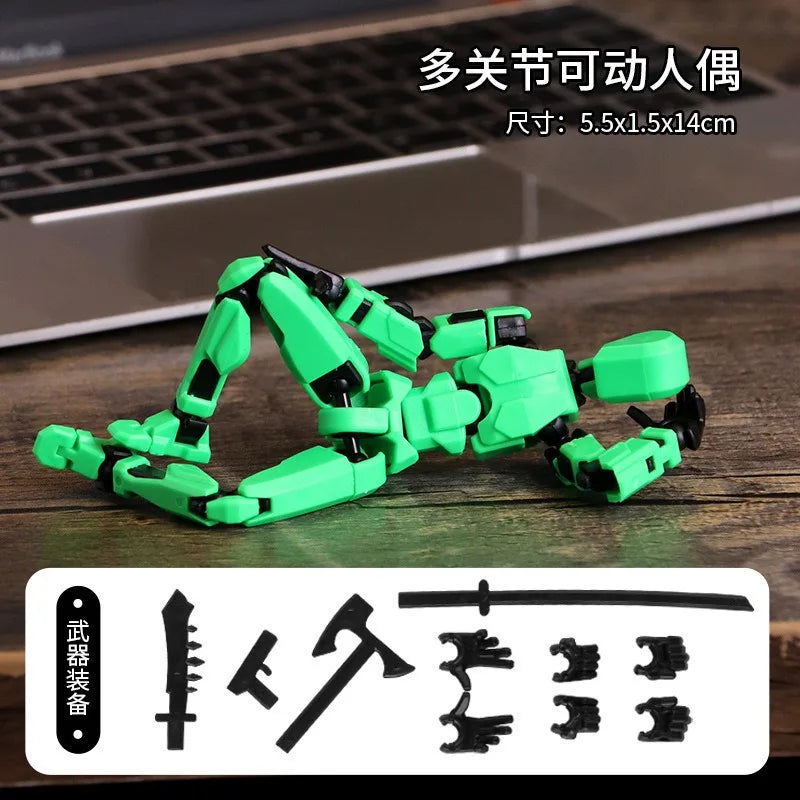 Multi-Jointed Movable Shapeshift Robot 3D Printed Mannequin Dummy 13 Action Figures Toys Kids Adults Parent-children Games gifts
