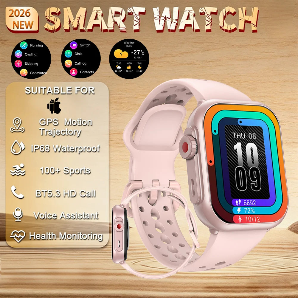 Viiray Smart Watch with 1000mAh Battery & 100-Day Long Battery Life, 110+ Sports Modes, Heart Rate & Sleep Monitor for Men Women