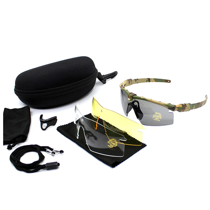 Military Tactical Glasses UV400 Protective Glasses